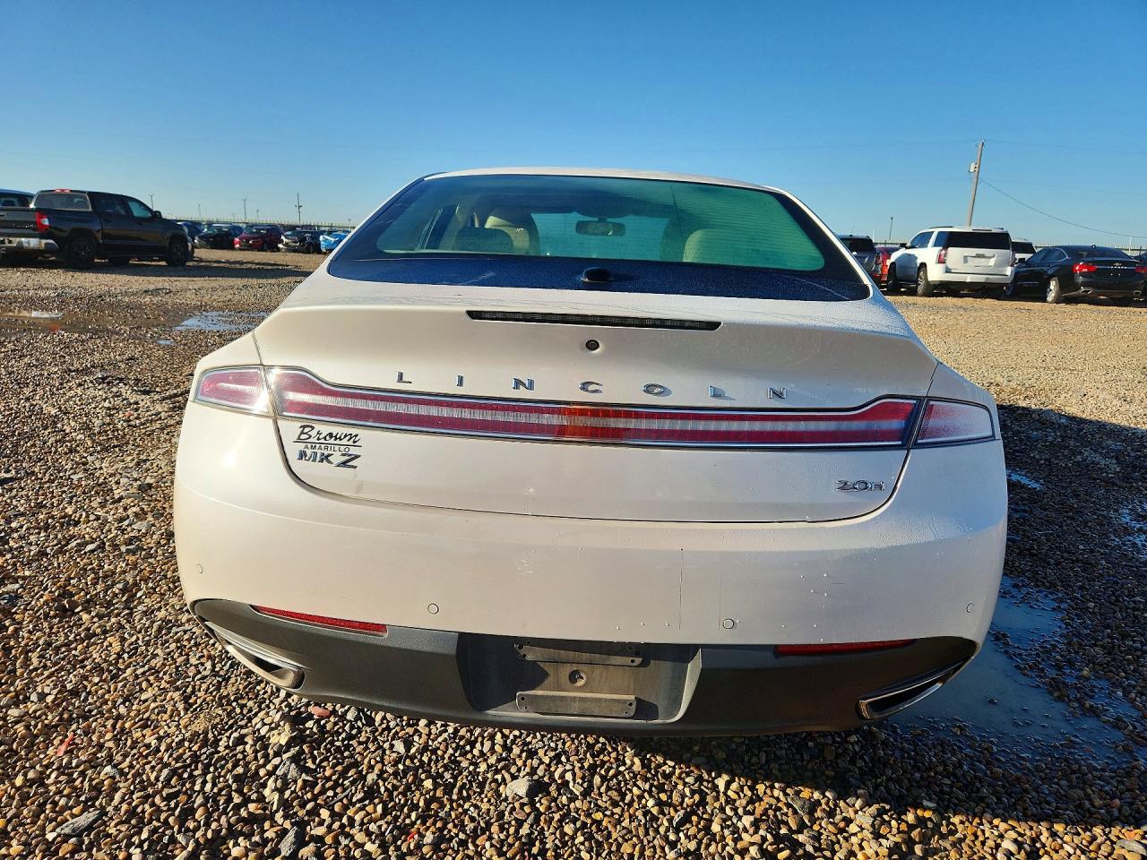 2014 Lincoln Mkz Hybrid Белый vin: 3LN6L2LU6ER812255