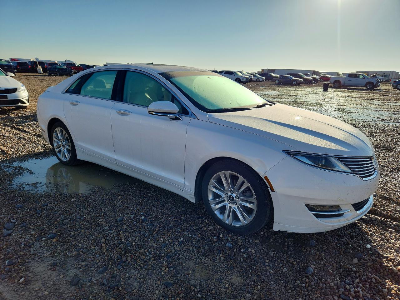 2014 Lincoln Mkz Hybrid Белый vin: 3LN6L2LU6ER812255