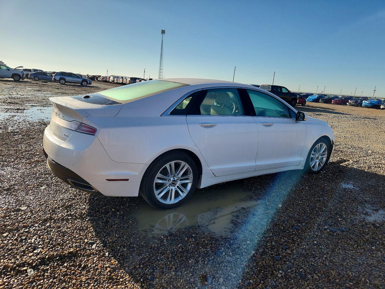 2014 Lincoln Mkz Hybrid Белый vin: 3LN6L2LU6ER812255