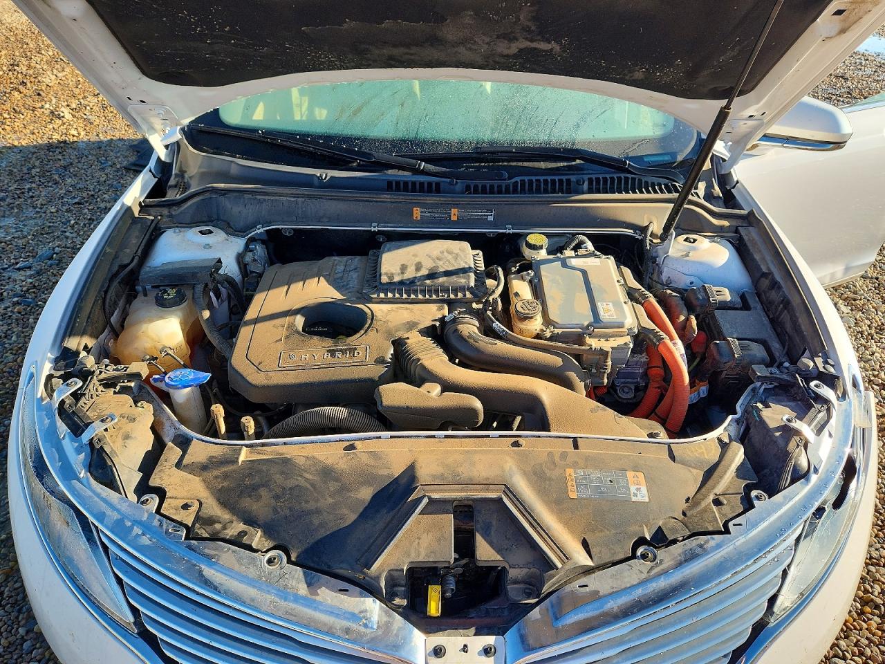 2014 Lincoln Mkz Hybrid Белый vin: 3LN6L2LU6ER812255