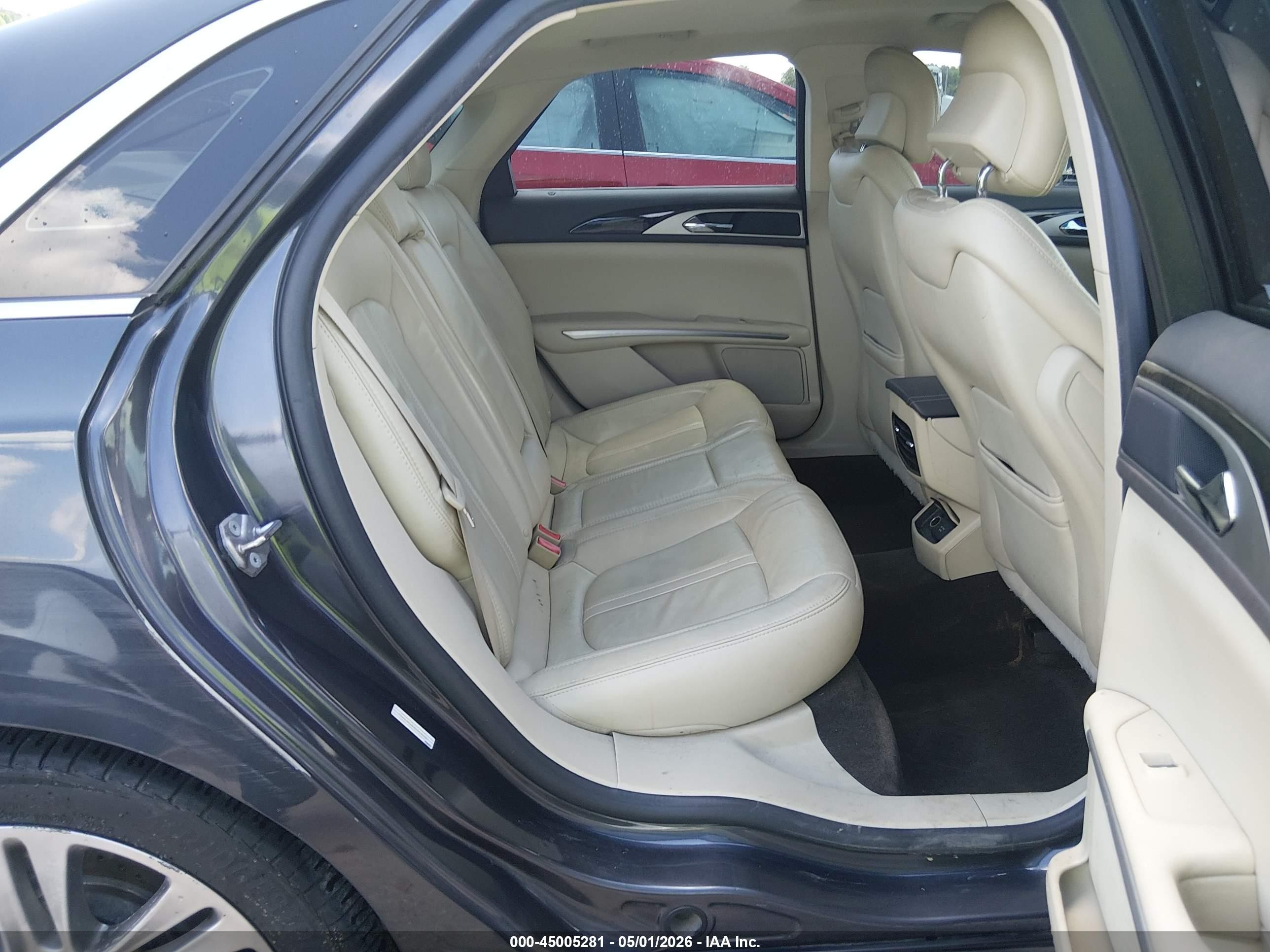 2014 Lincoln Mkz Hybrid   Blue vin: 3LN6L2LU6ER814085