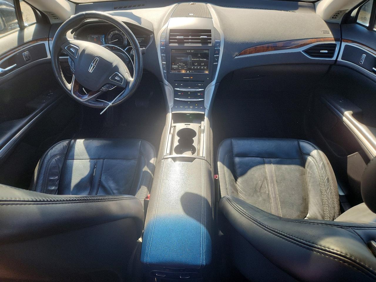 2014 Lincoln Mkz Hybrid Black vin: 3LN6L2LU6ER825555
