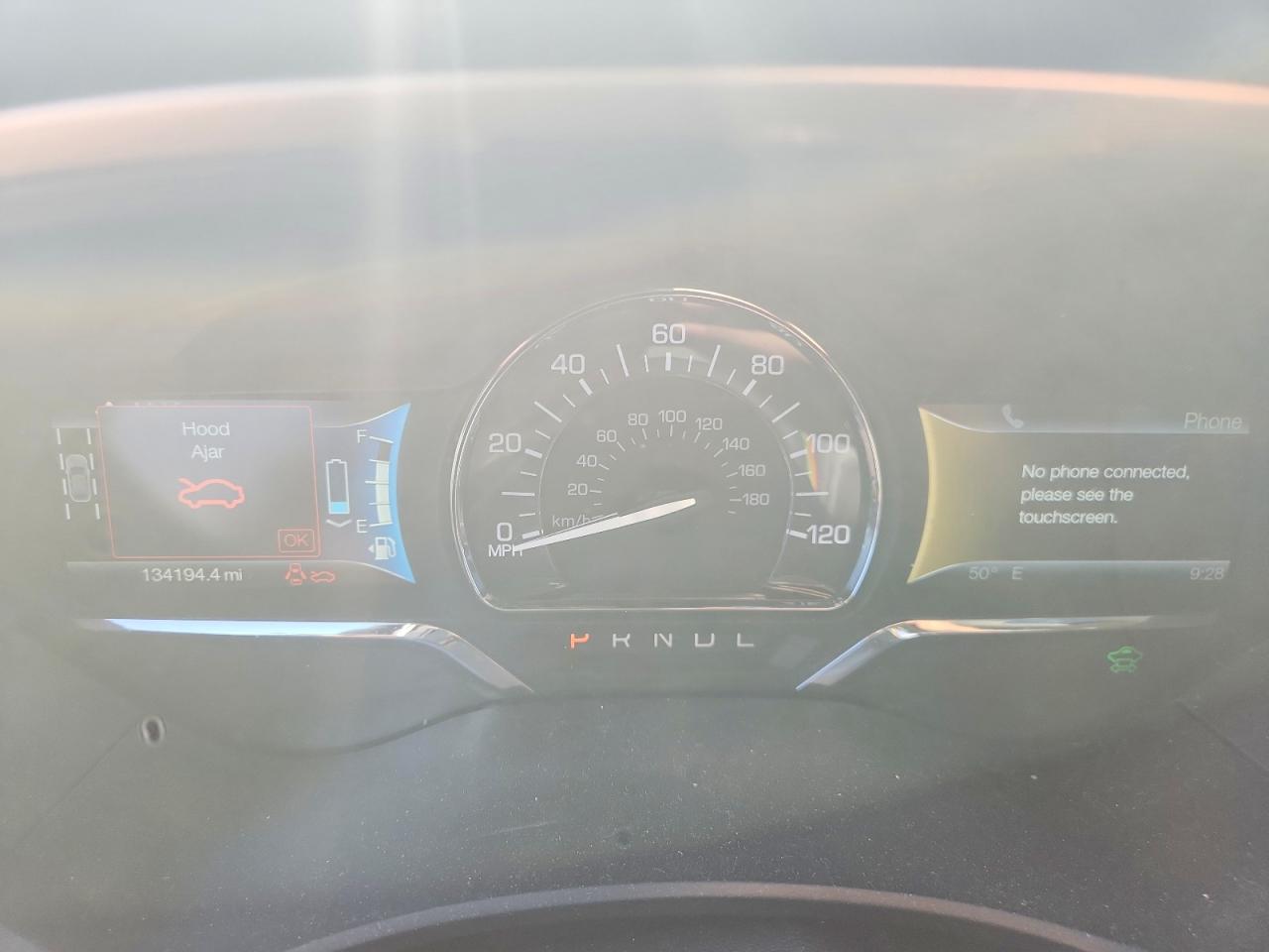 2014 Lincoln Mkz Hybrid Black vin: 3LN6L2LU6ER825555