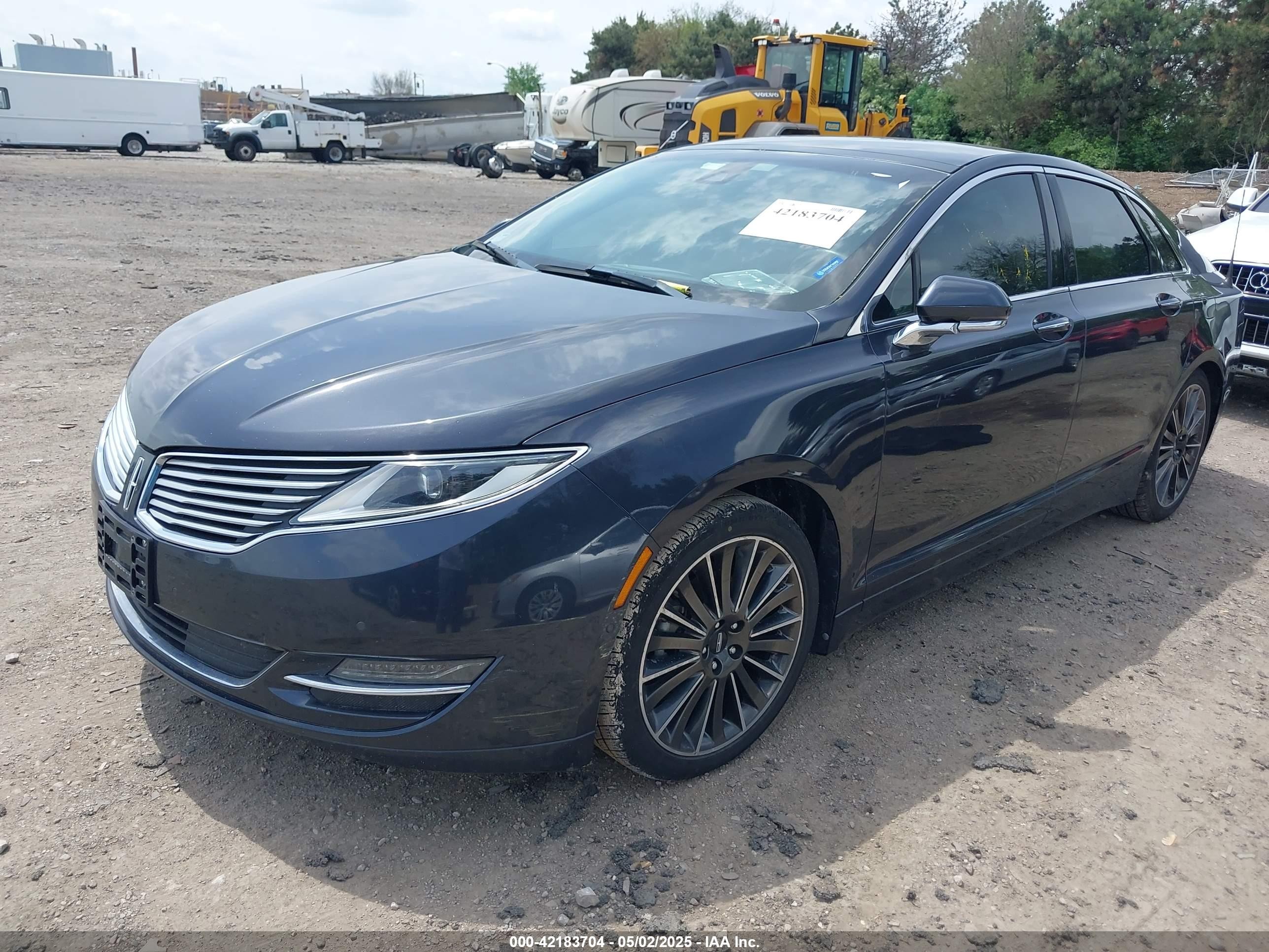 2014 Lincoln Mkz Hybrid   Gray vin: 3LN6L2LU6ER829668