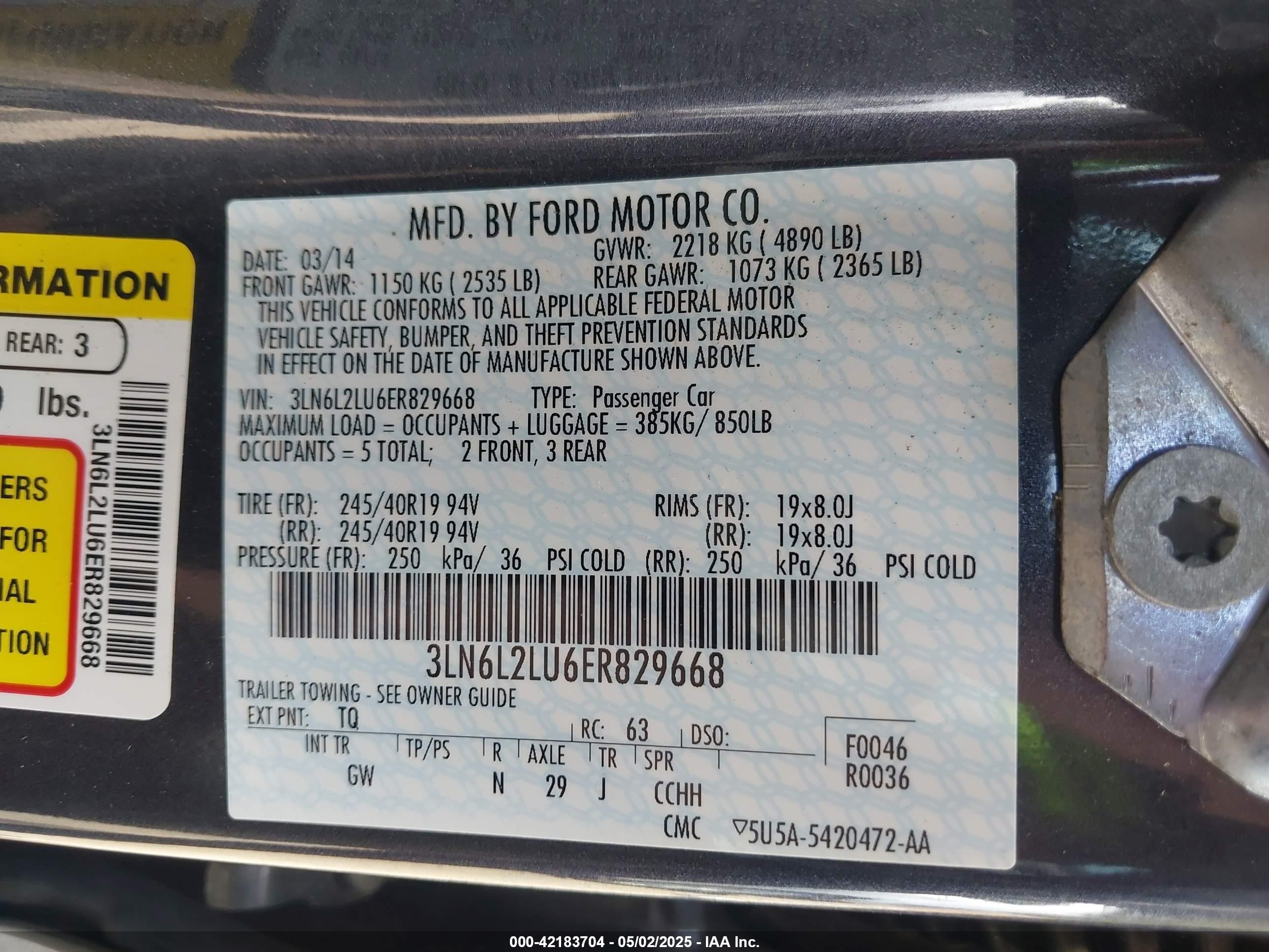 2014 Lincoln Mkz Hybrid   Gray vin: 3LN6L2LU6ER829668