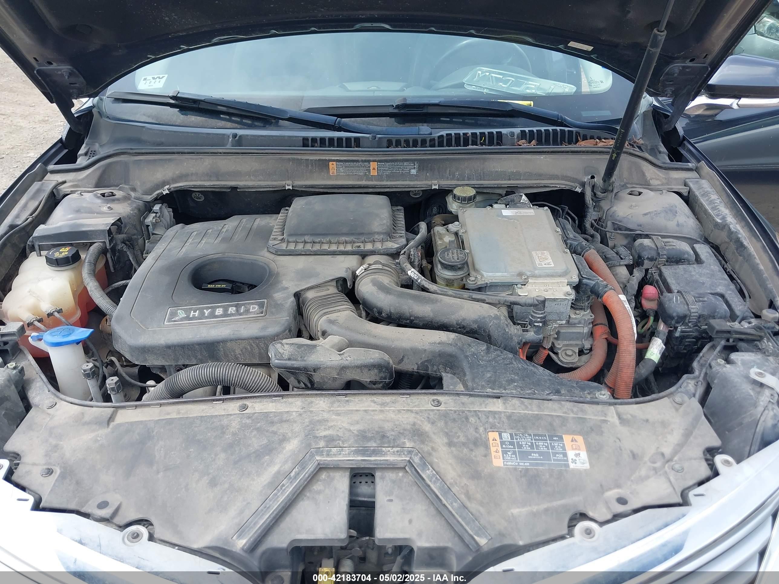 2014 Lincoln Mkz Hybrid   Gray vin: 3LN6L2LU6ER829668