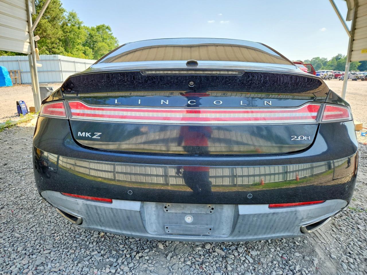 2015 Lincoln Mkz Hybrid Black vin: 3LN6L2LU6FR600473