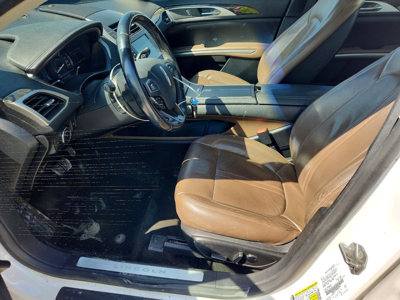 2016 Lincoln Mkz Hybrid White vin: 3LN6L2LU6GR620546