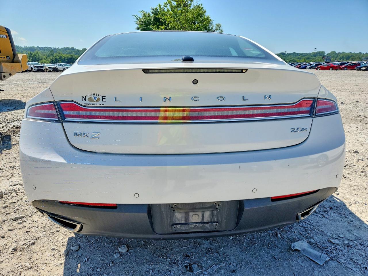 2016 Lincoln Mkz Hybrid White vin: 3LN6L2LU6GR620546