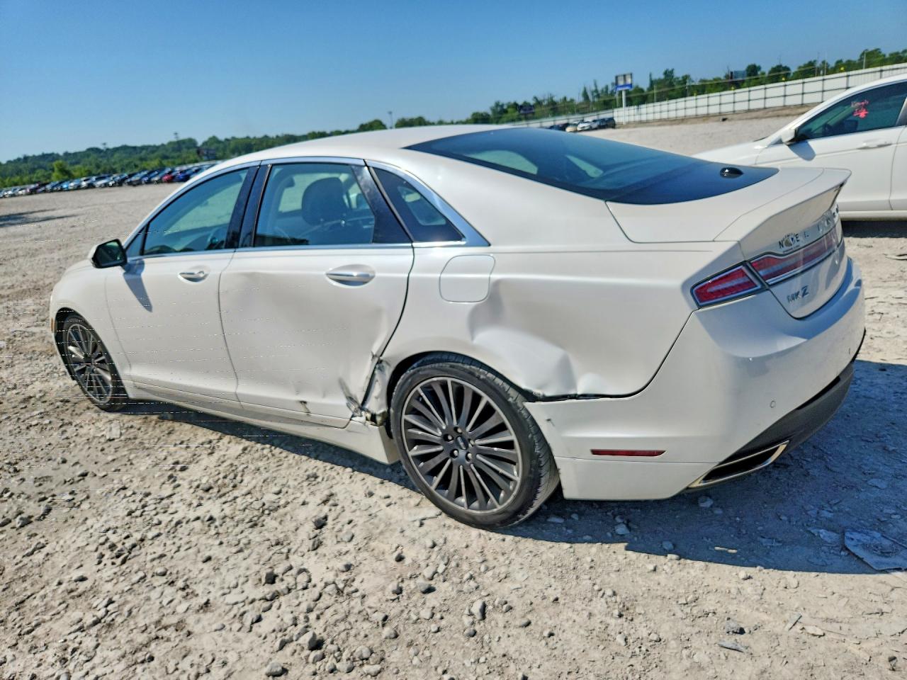 2016 Lincoln Mkz Hybrid White vin: 3LN6L2LU6GR620546