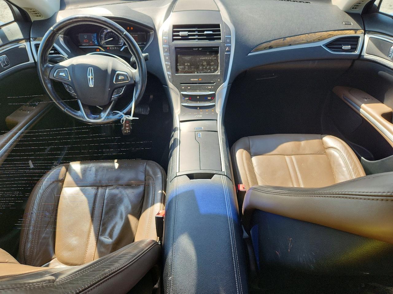 2016 Lincoln Mkz Hybrid White vin: 3LN6L2LU6GR620546