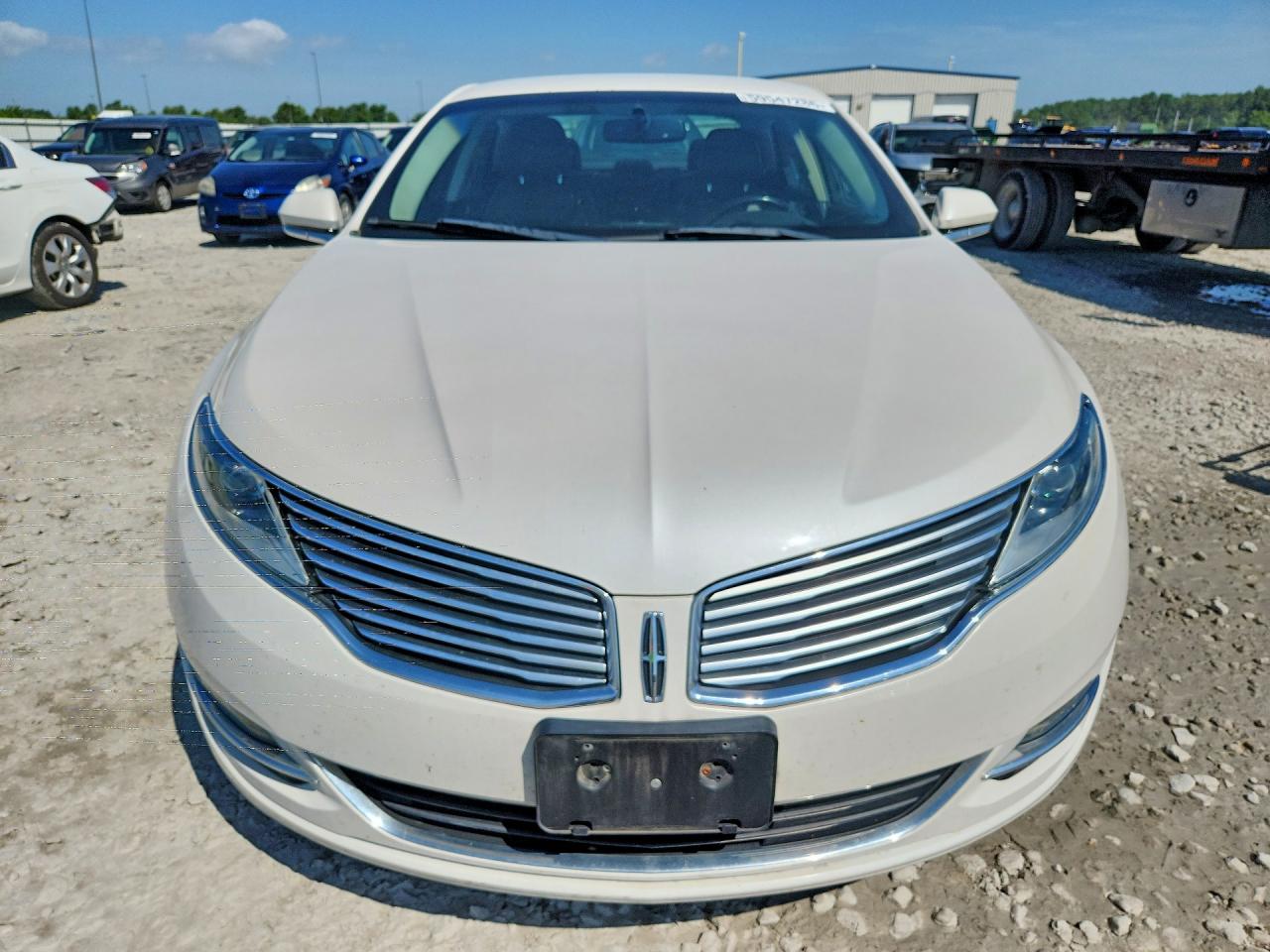2016 Lincoln Mkz Hybrid White vin: 3LN6L2LU6GR620546