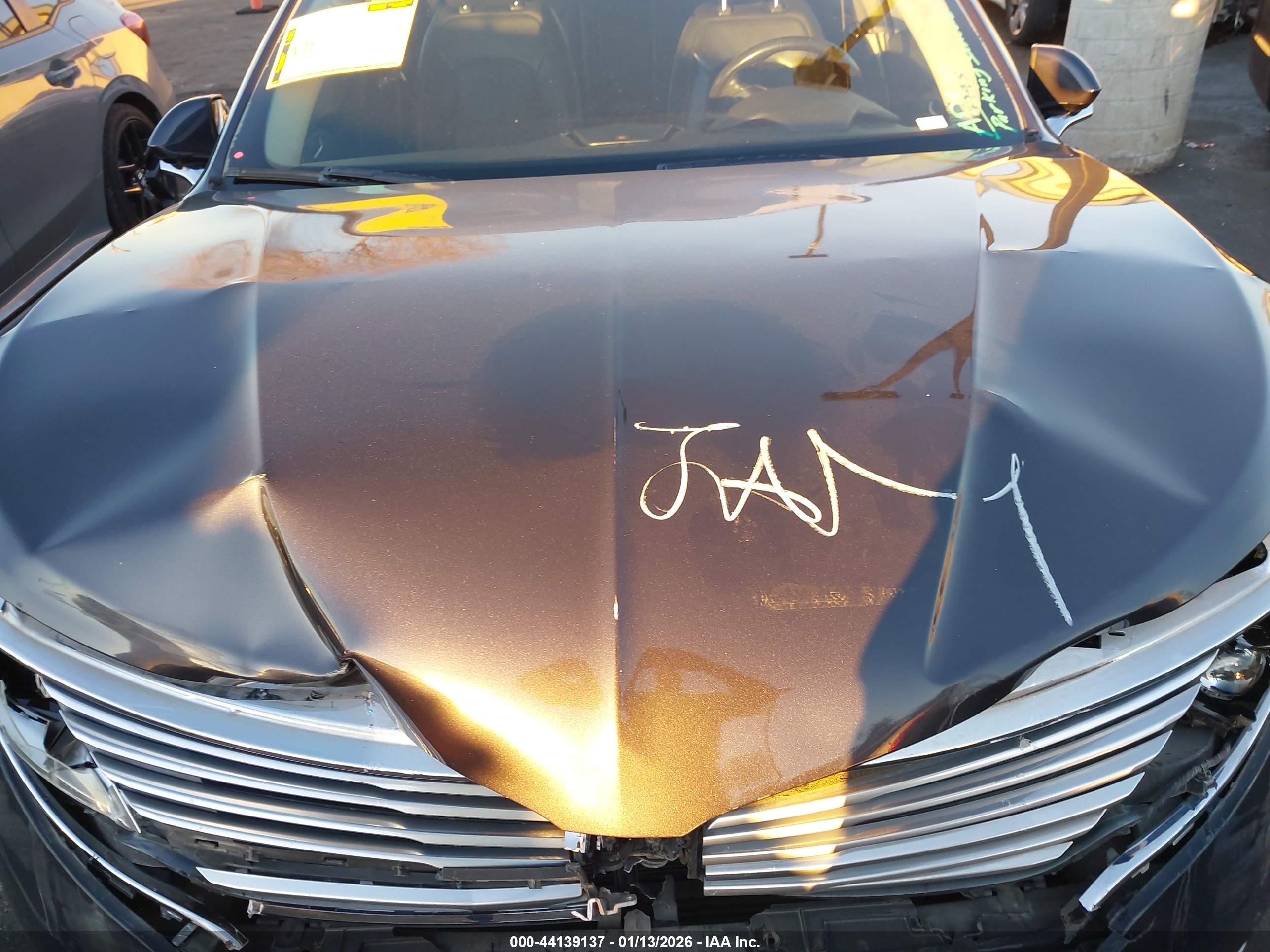 2013 Lincoln Mkz Hybrid   Серый vin: 3LN6L2LU7DR814675