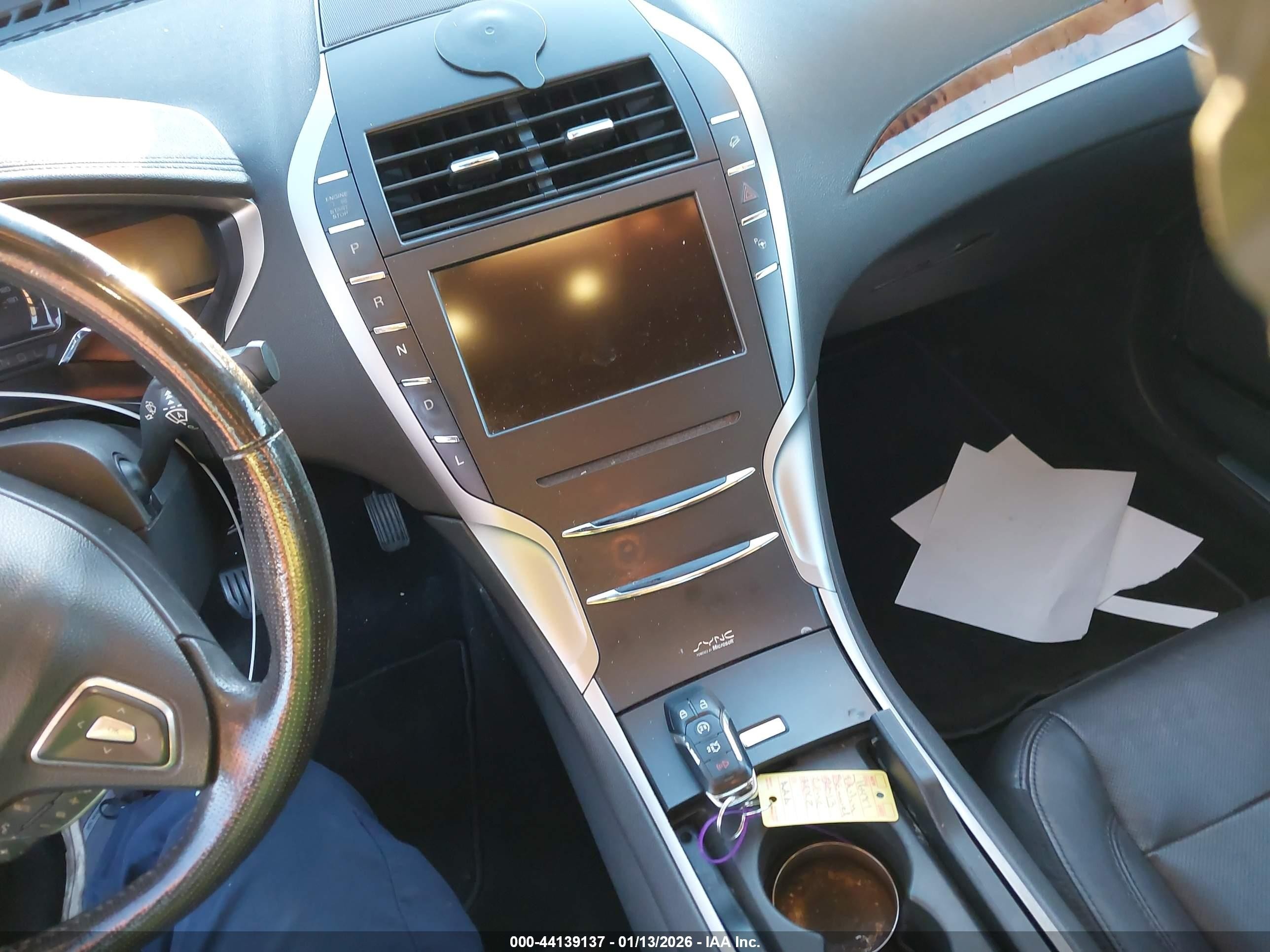 2013 Lincoln Mkz Hybrid   Серый vin: 3LN6L2LU7DR814675