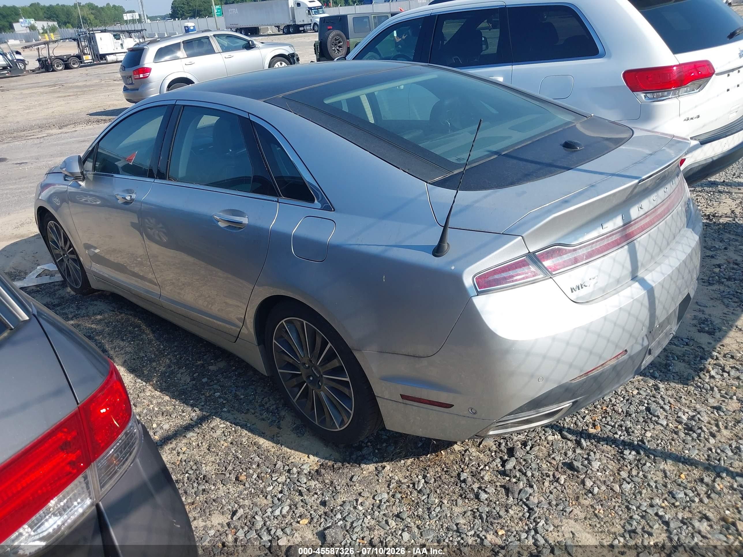 2013 Lincoln Mkz Hybrid   Серебряный vin: 3LN6L2LU7DR823862
