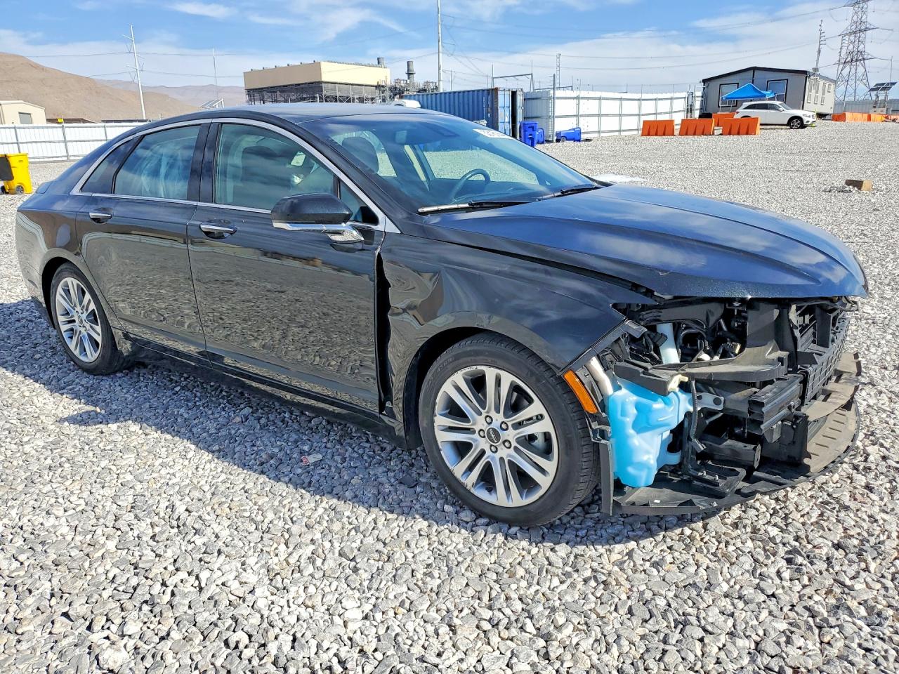 2014 Lincoln Mkz Hybrid Black vin: 3LN6L2LU7ER805542