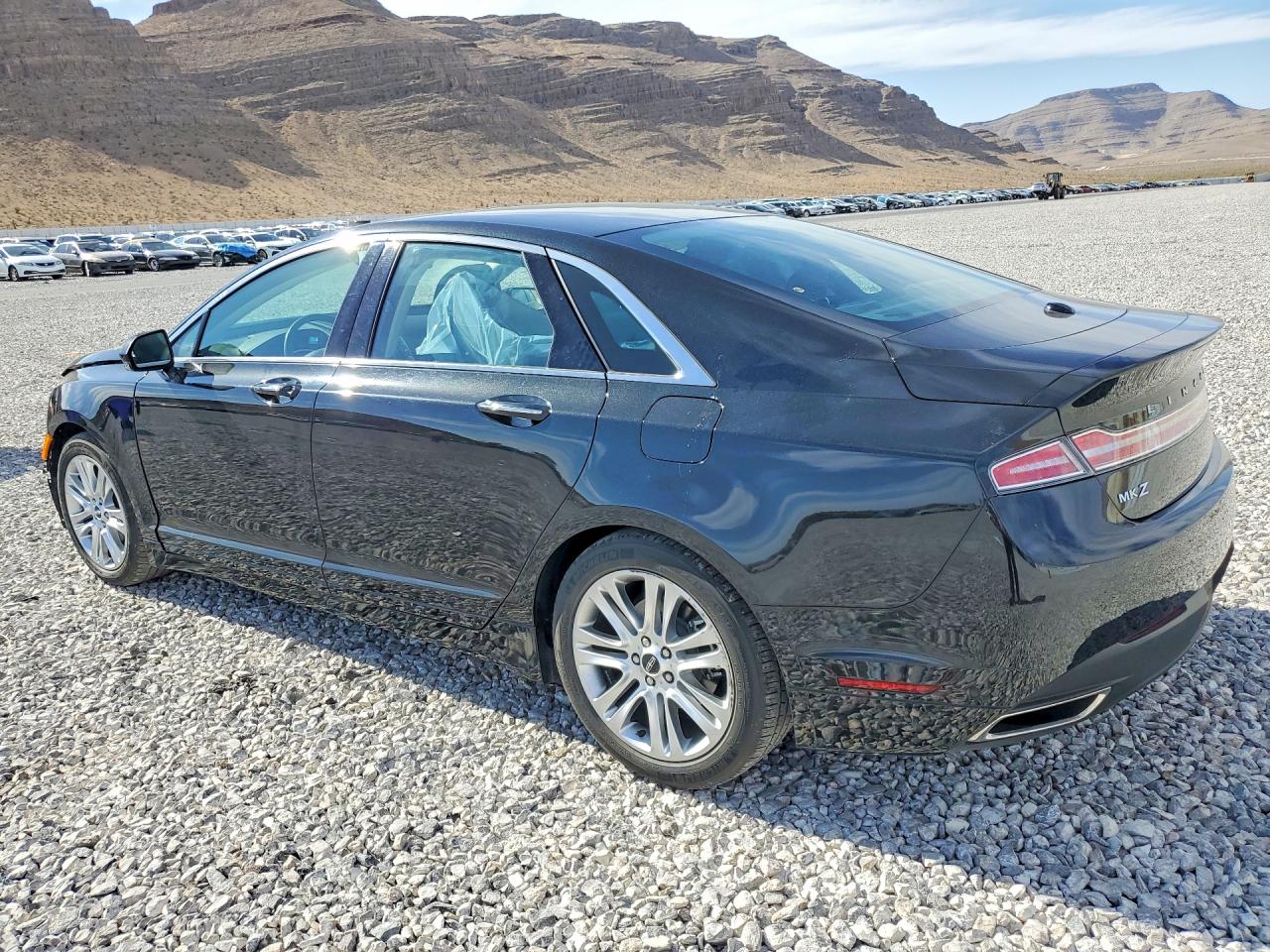 2014 Lincoln Mkz Hybrid Black vin: 3LN6L2LU7ER805542