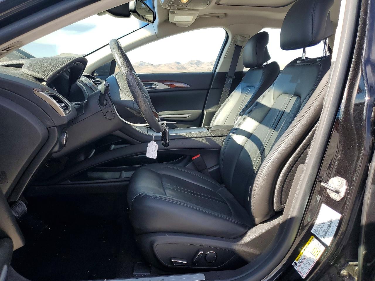 2014 Lincoln Mkz Hybrid Black vin: 3LN6L2LU7ER805542