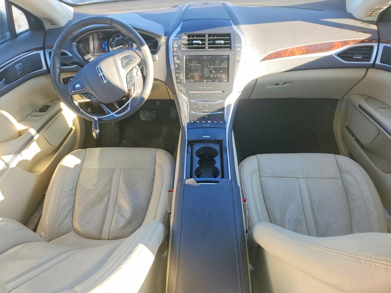 2014 Lincoln Mkz Hybrid Black vin: 3LN6L2LU7ER808439