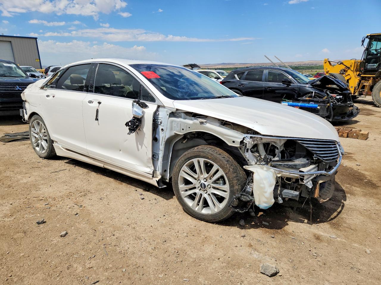 2014 Lincoln Mkz Hybrid White vin: 3LN6L2LU7ER814760