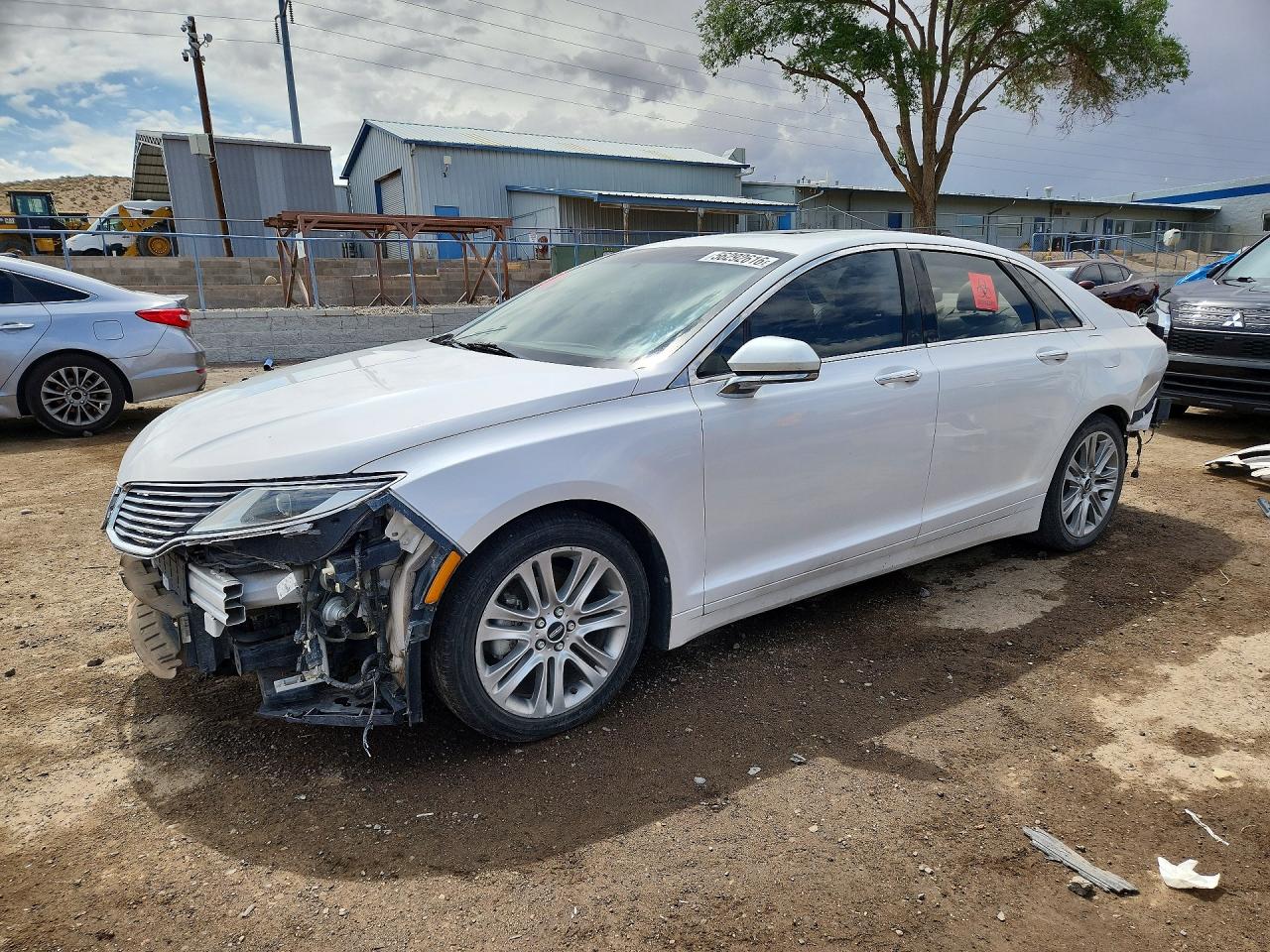 2014 Lincoln Mkz Hybrid White vin: 3LN6L2LU7ER814760