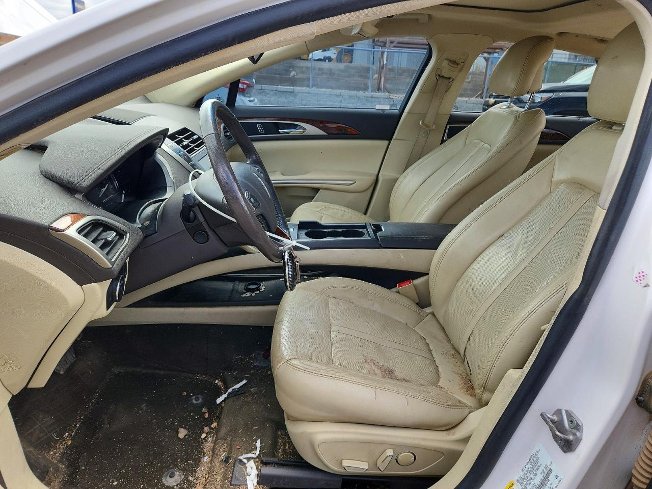 2014 Lincoln Mkz Hybrid White vin: 3LN6L2LU7ER814760