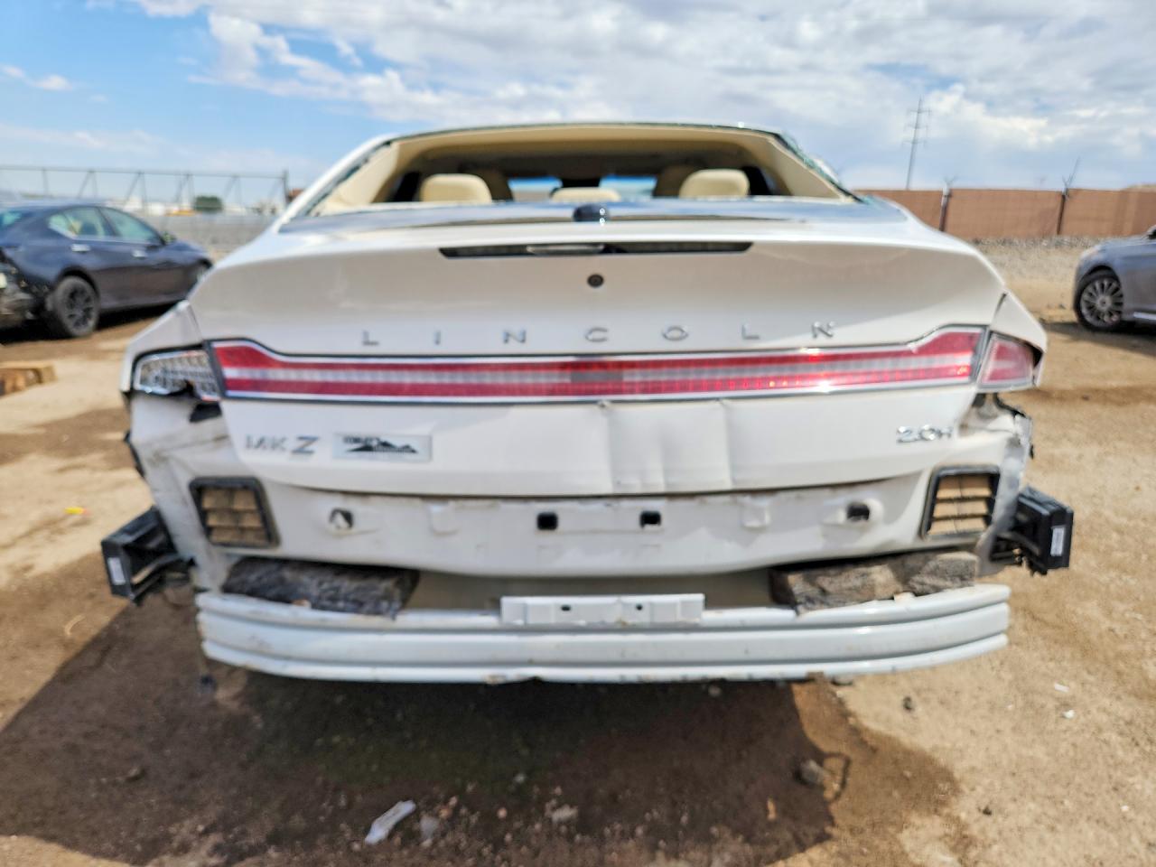2014 Lincoln Mkz Hybrid White vin: 3LN6L2LU7ER814760