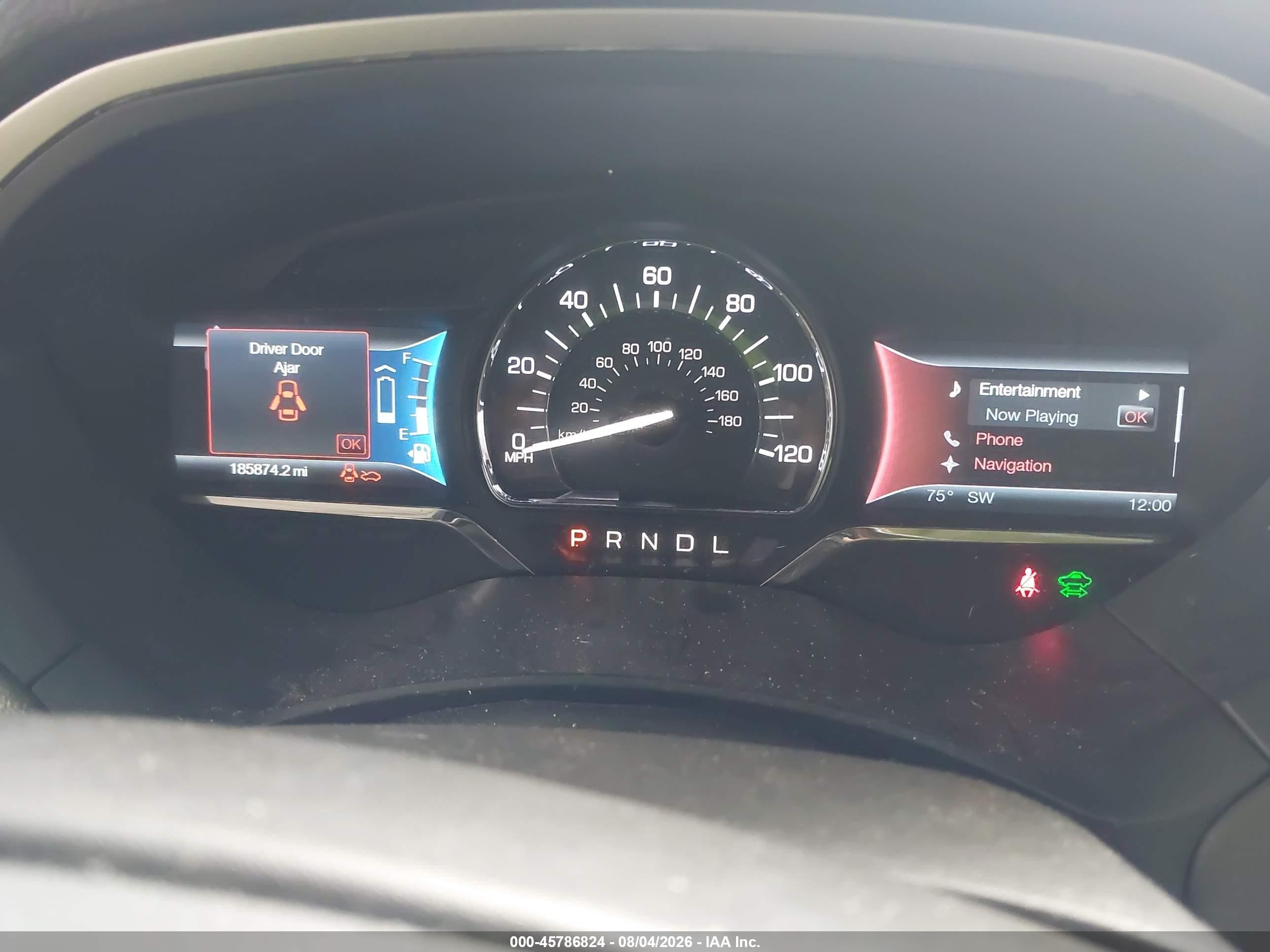 2014 Lincoln Mkz Hybrid   Blue vin: 3LN6L2LU7ER828660