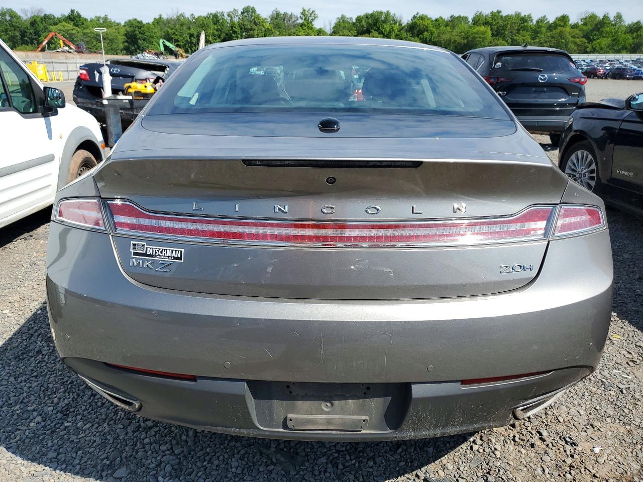 2015 Lincoln Mkz Hybrid Серый vin: 3LN6L2LU7FR600191