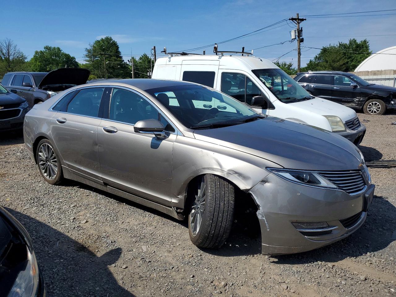 2015 Lincoln Mkz Hybrid Серый vin: 3LN6L2LU7FR600191