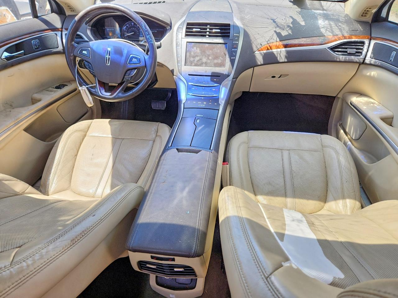 2015 Lincoln Mkz Hybrid Белый vin: 3LN6L2LU7FR604872