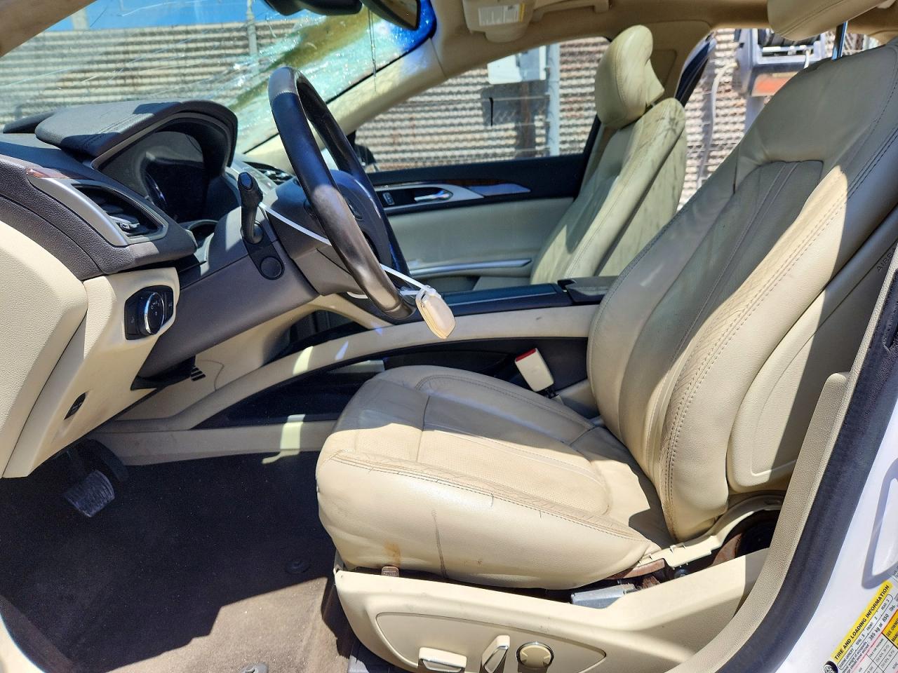 2015 Lincoln Mkz Hybrid Белый vin: 3LN6L2LU7FR604872