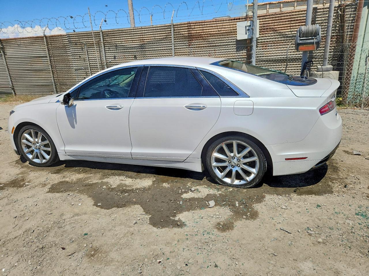 2015 Lincoln Mkz Hybrid Белый vin: 3LN6L2LU7FR604872