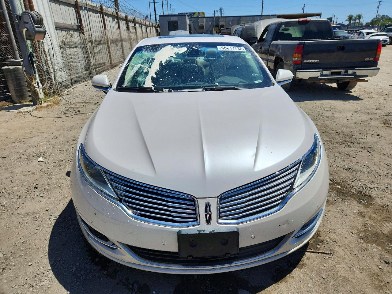 2015 Lincoln Mkz Hybrid Белый vin: 3LN6L2LU7FR604872