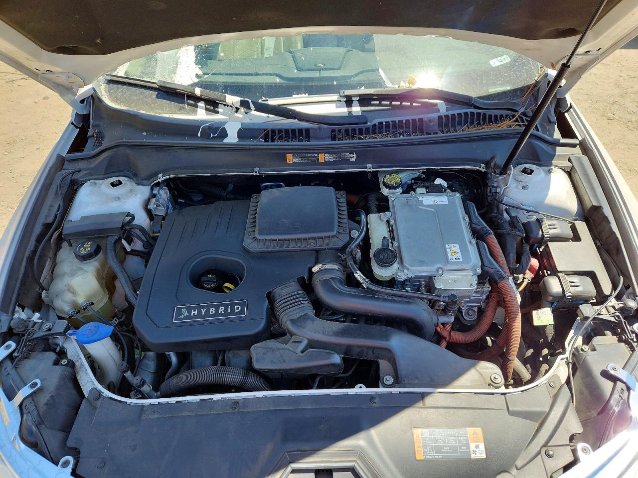 2015 Lincoln Mkz Hybrid Белый vin: 3LN6L2LU7FR604872