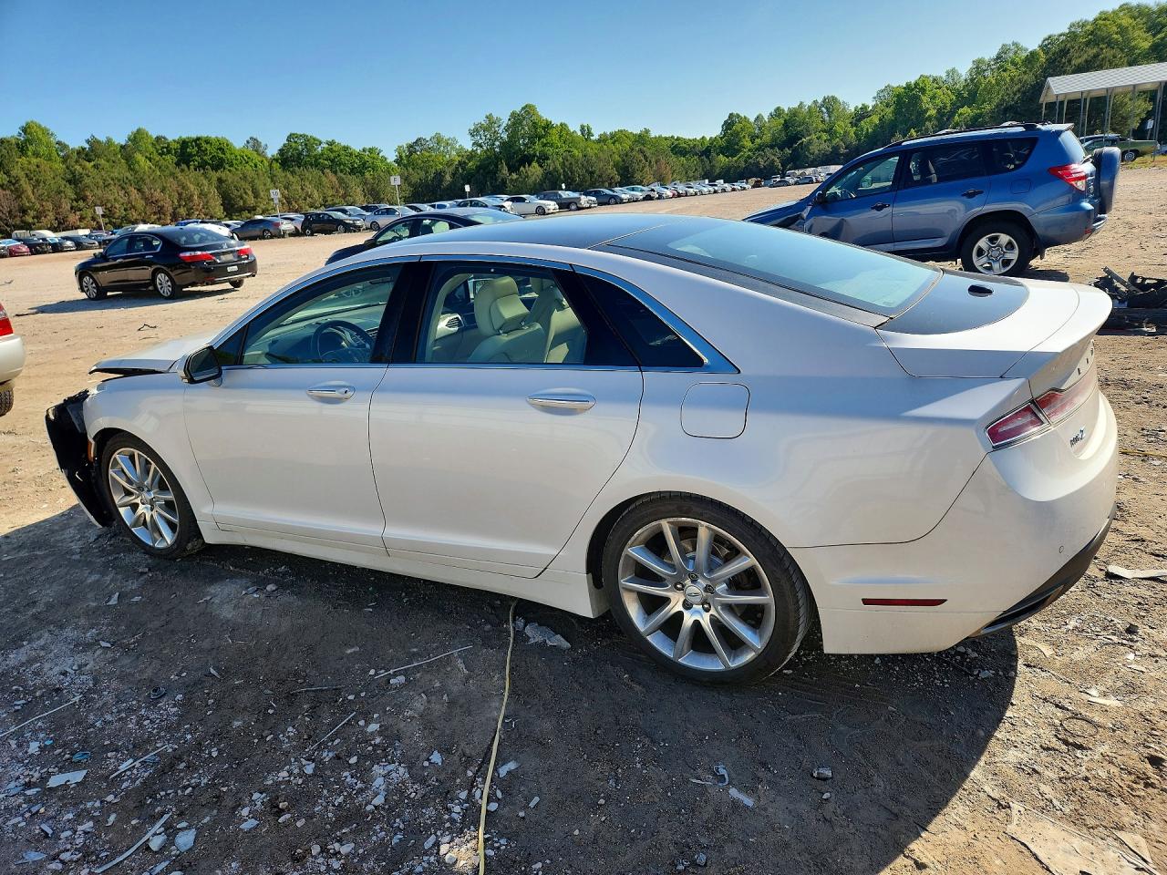 2015 Lincoln Mkz Hybrid White vin: 3LN6L2LU7FR610221