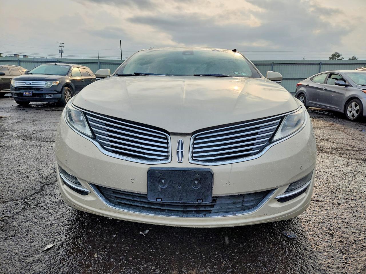 2015 Lincoln Mkz Hybrid Beige vin: 3LN6L2LU7FR621736