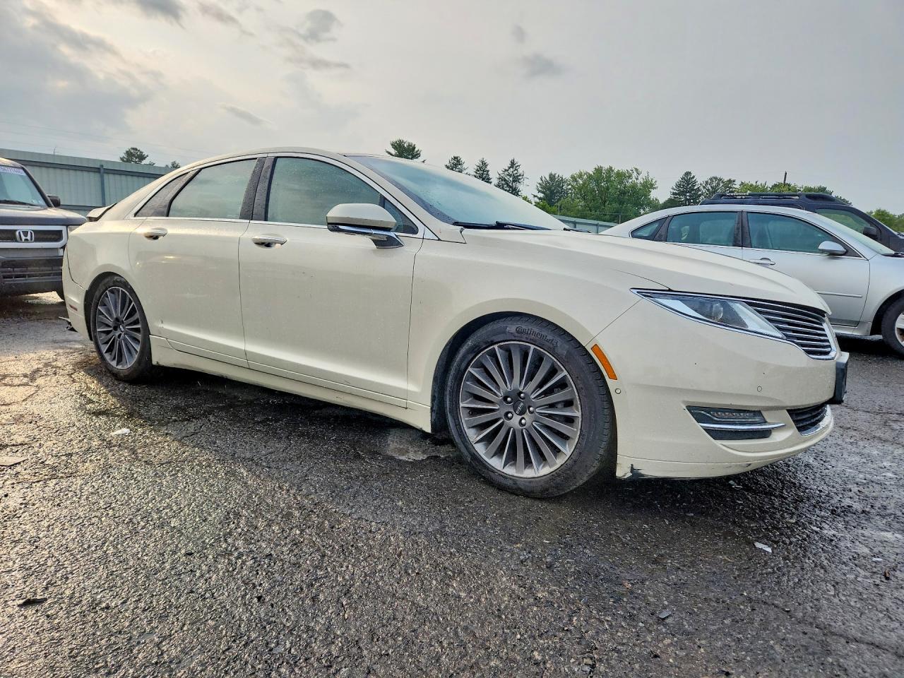 2015 Lincoln Mkz Hybrid Beige vin: 3LN6L2LU7FR621736