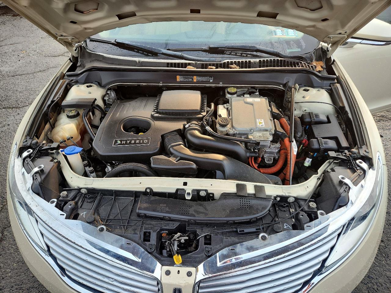 2015 Lincoln Mkz Hybrid Beige vin: 3LN6L2LU7FR621736