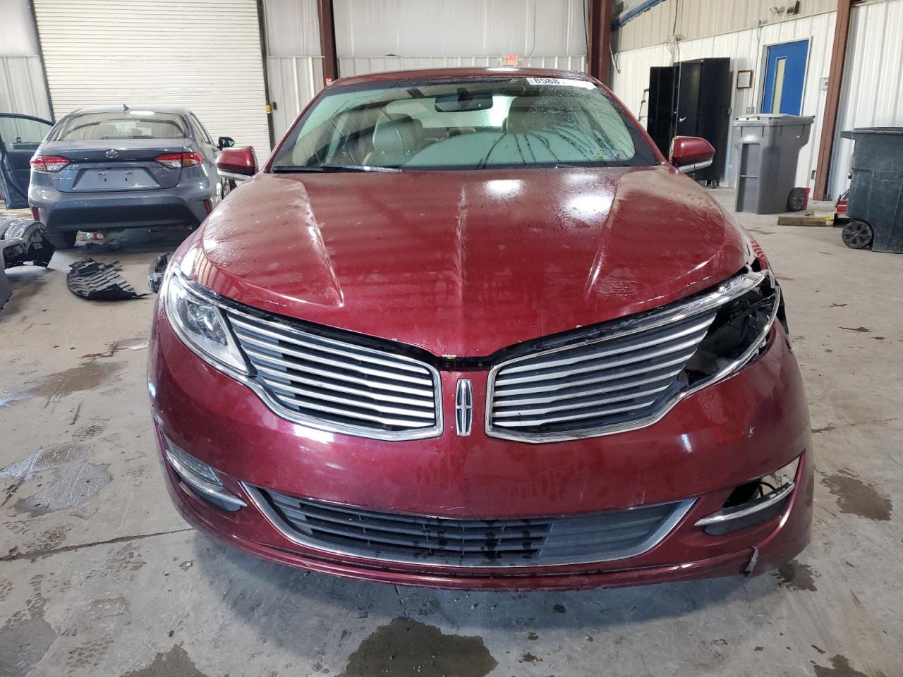 2015 Lincoln Mkz Hybrid Red vin: 3LN6L2LU7FR629478