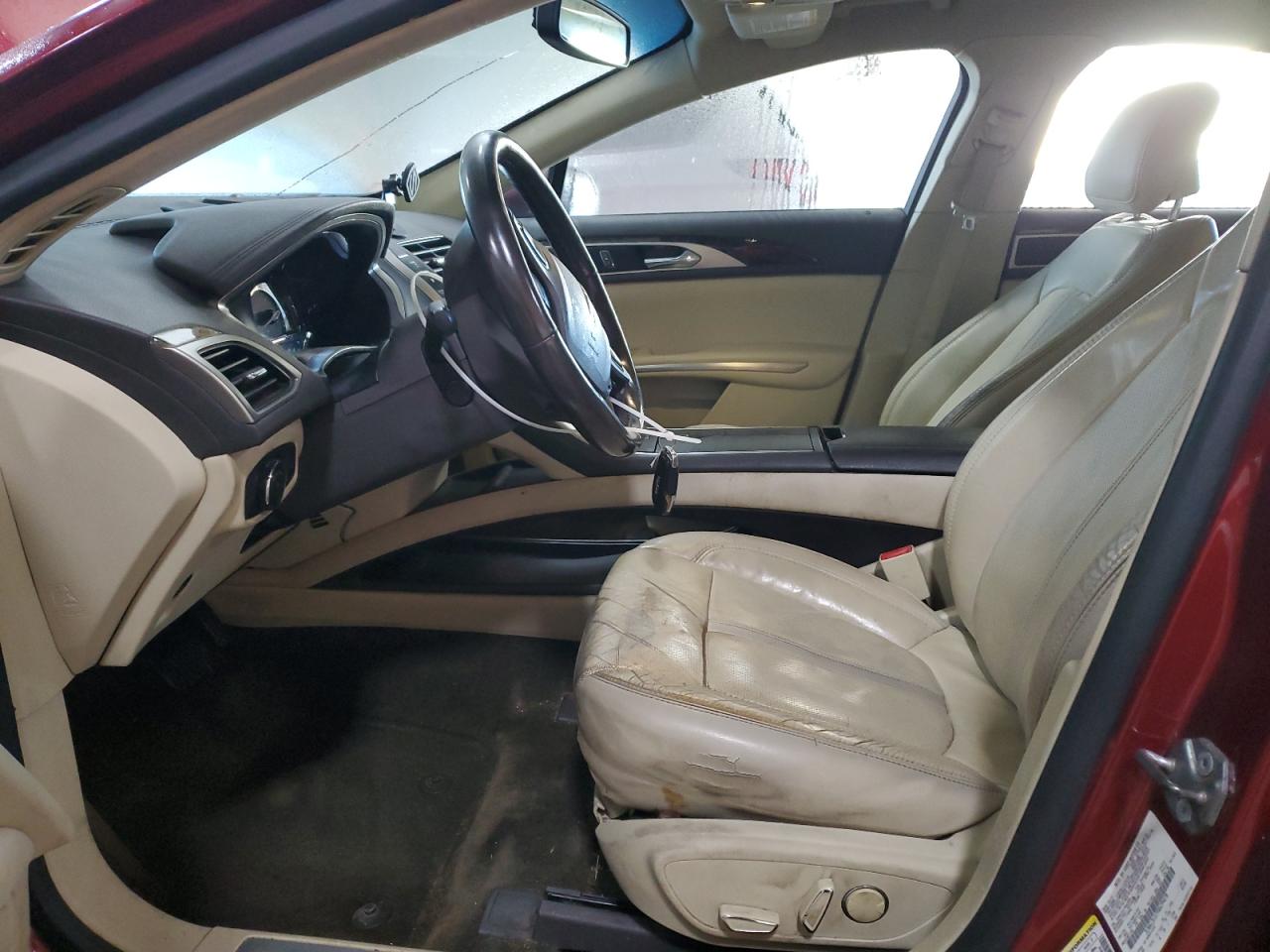 2015 Lincoln Mkz Hybrid Red vin: 3LN6L2LU7FR629478