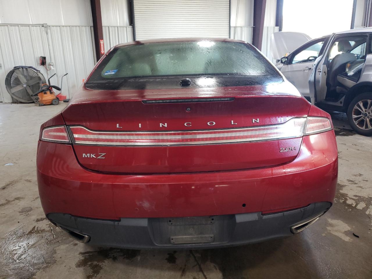 2015 Lincoln Mkz Hybrid Red vin: 3LN6L2LU7FR629478