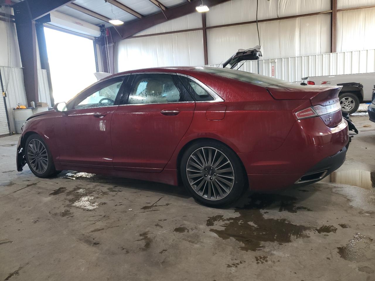 2015 Lincoln Mkz Hybrid Red vin: 3LN6L2LU7FR629478