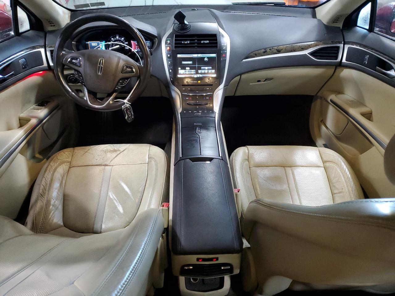 2015 Lincoln Mkz Hybrid Red vin: 3LN6L2LU7FR629478