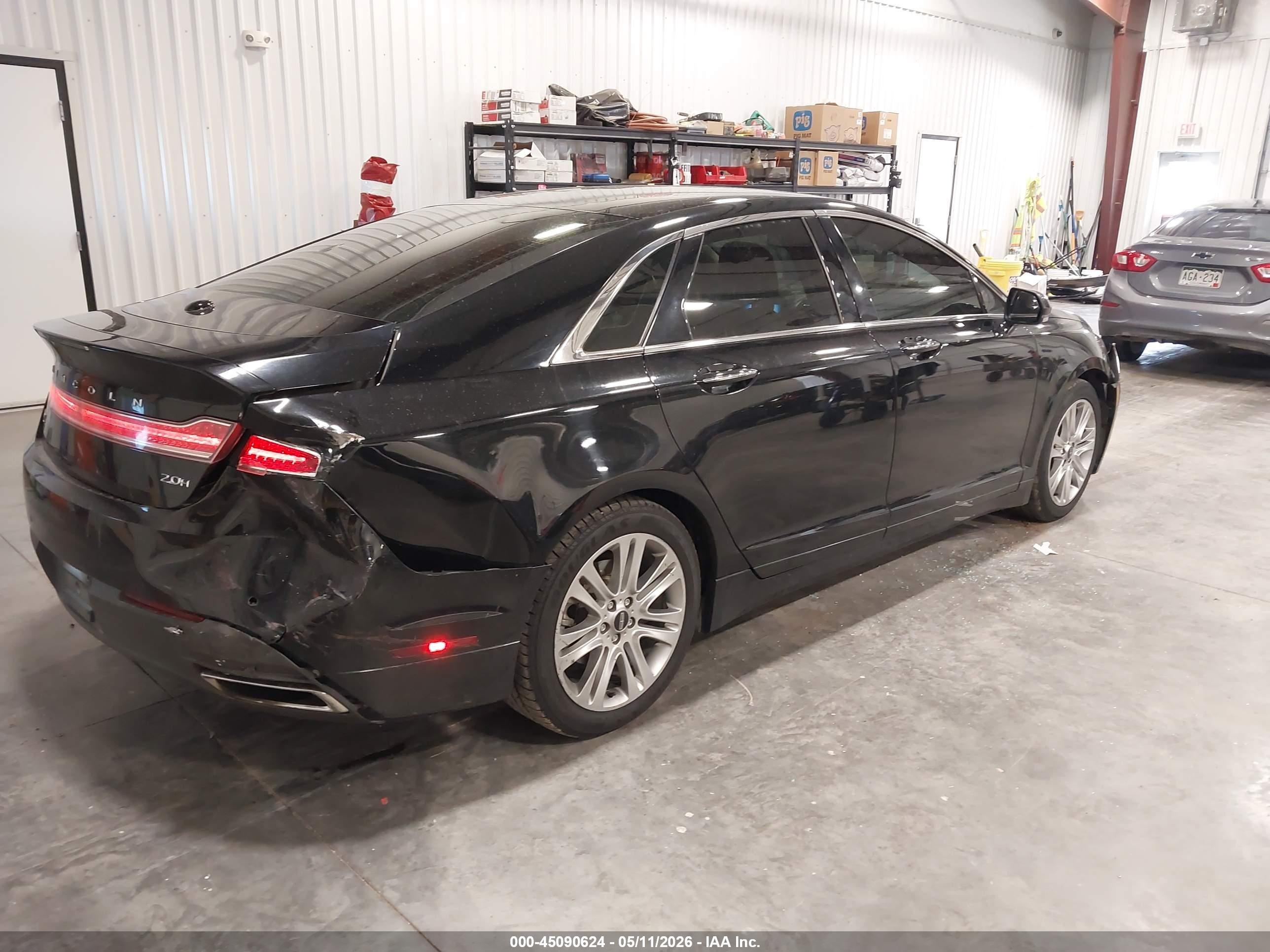 2016 Lincoln Mkz Hybrid   Черный vin: 3LN6L2LU7GR633337