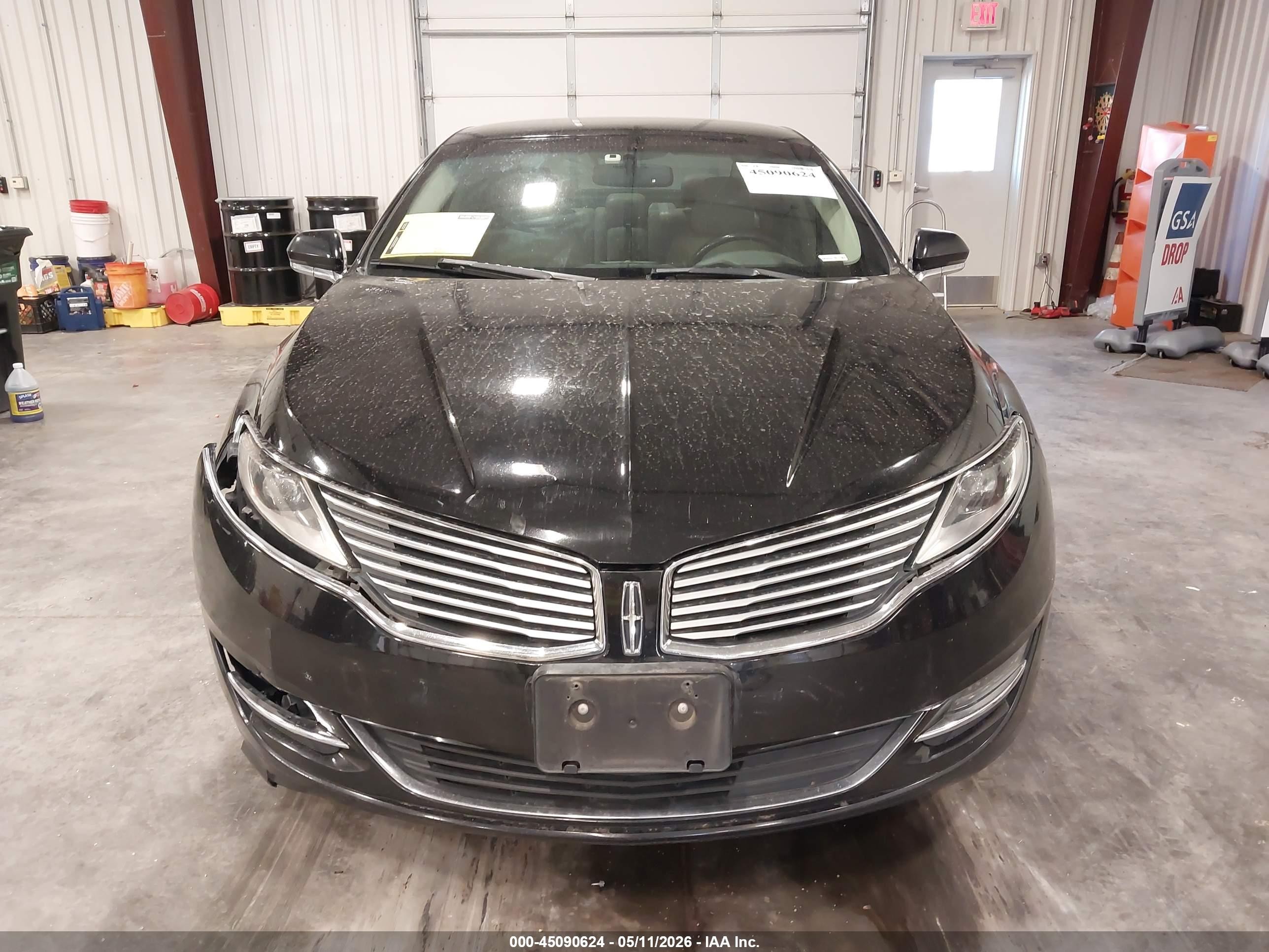 2016 Lincoln Mkz Hybrid   Черный vin: 3LN6L2LU7GR633337
