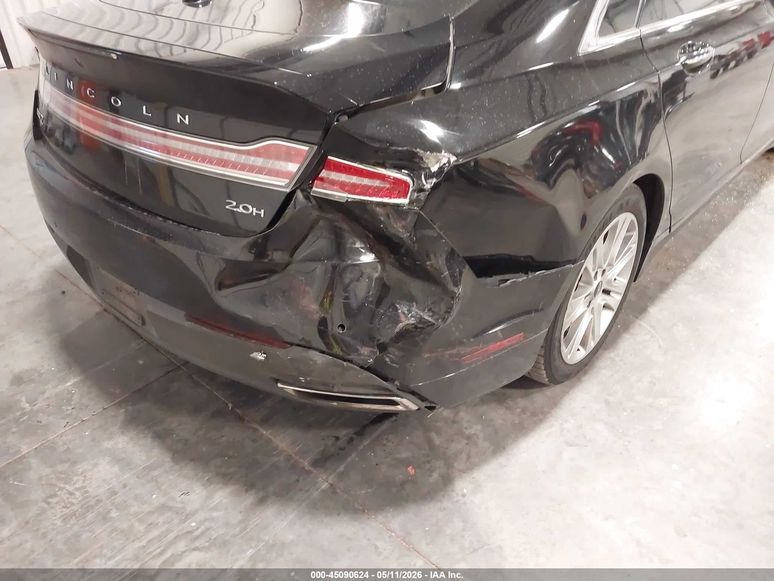 2016 Lincoln Mkz Hybrid   Черный vin: 3LN6L2LU7GR633337