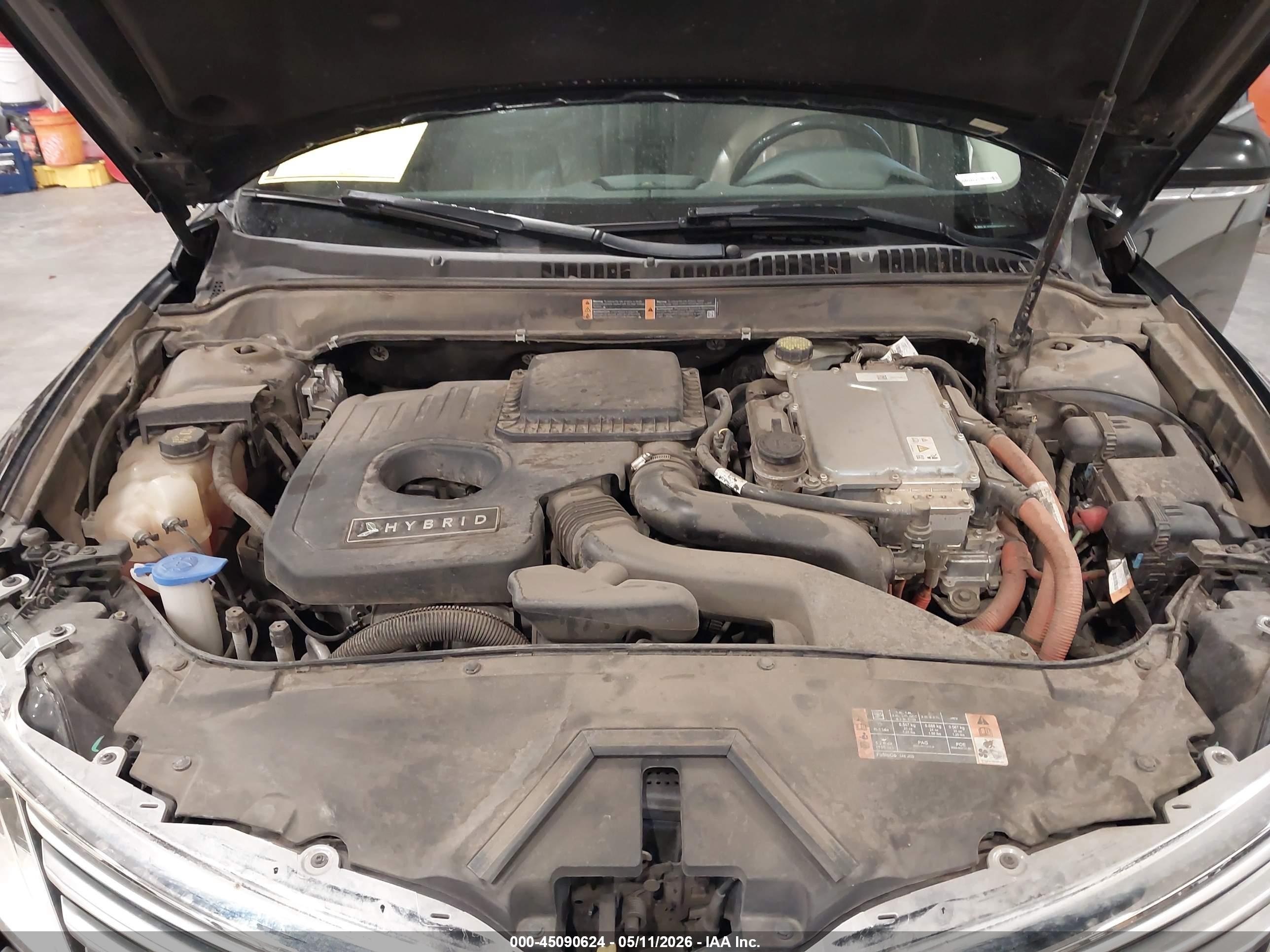 2016 Lincoln Mkz Hybrid   Черный vin: 3LN6L2LU7GR633337