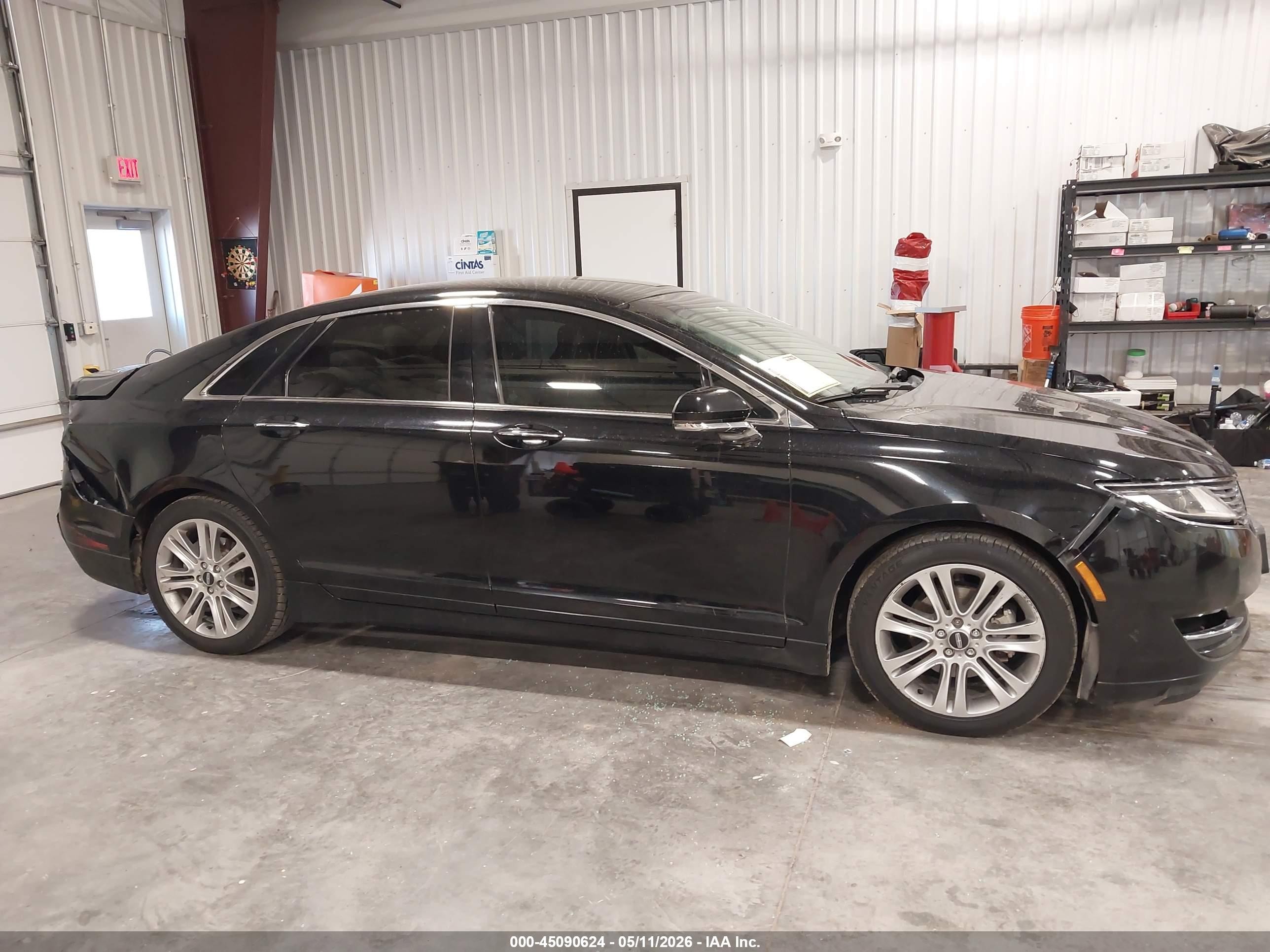 2016 Lincoln Mkz Hybrid   Черный vin: 3LN6L2LU7GR633337