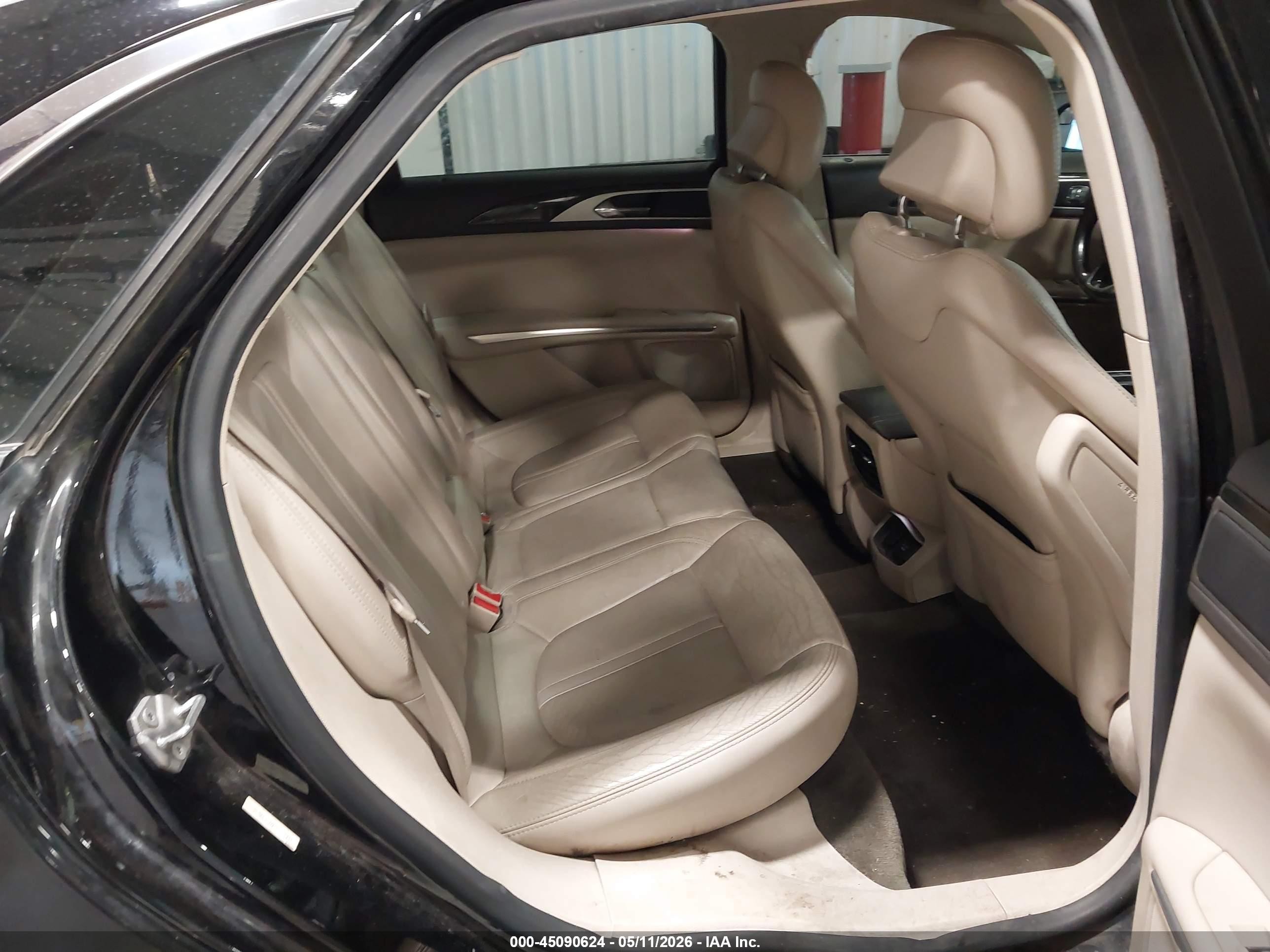 2016 Lincoln Mkz Hybrid   Черный vin: 3LN6L2LU7GR633337
